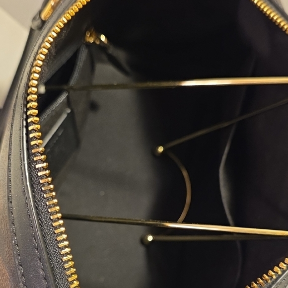 Coach Brown and Black Crossbody Bag with Signature Monogram - Picture 9 of 16